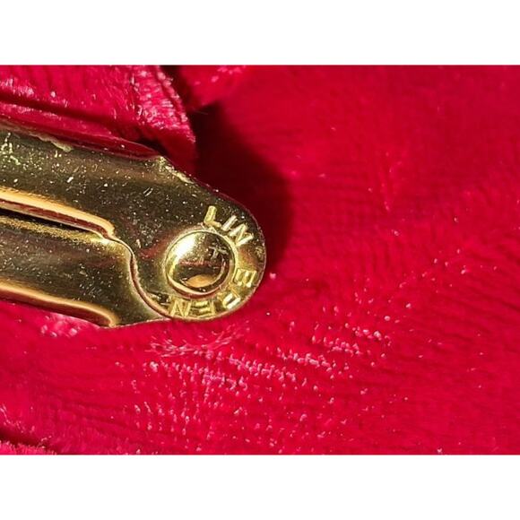 Vintage 1940's Lin Bren Womens Velvet Old Money Elegant Pull up Handle Purse - Picture 9 of 12